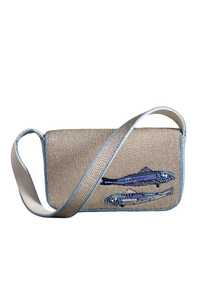 Bolso con cuentas multicolor con asa, bolso de mano, bolso de mano informal, artesanía india, hecho a mano, bolso Baguette, - Product Image 3