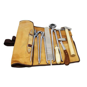 Kit d'outils de soin des sabots de maréchal-ferrant professionnel personnalisé de 8 pièces ensemble de toilettage, de ferrage et d'entretien en acier inoxydable de qualité supérieure - Product Image 2