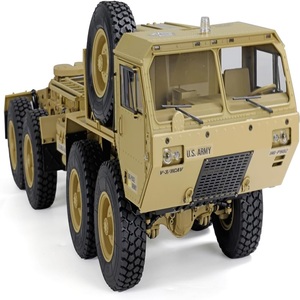 1/12 8x8 RC รถบรรทุก militarryyy 4เพลา HG-P802รีโมทคอนโทรล armyy รถรุ่น (สีเหลืองอ่อน) - Product Image 1
