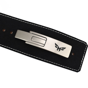 Cinturón de levantamiento de pesas de cuero de Anime de alta calidad, sentadillas de gimnasio, cinturones de levantamiento de pesas, entrenamiento de levantamiento de peso, soporte de espalda, cinturón de hebilla de palanca - Product Image 4