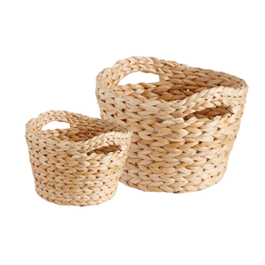 โซลูชันการจัดเก็บตะกร้าผักตบชวาคุณภาพสูงจากเวียดนามสำหรับงานซักรีดการจัดระเบียบในบ้านและการตกแต่งขนาดต่างๆ - Product Image 1