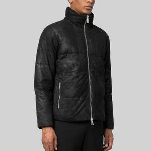 Professionnel fait en cuir de vachette véritable en gros vente chaude de haute qualité poids léger meilleure conception 2025 hommes veste en cuir - Product Image 2