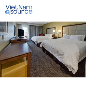 Meilleur prix Hampton Inn Mobilier d'hôtel en bois massif Ensembles de chambre à coucher Mobilier de haute qualité Mobilier d'hôtel personnalisable Ensemble de chambre à coucher - Product Image 4