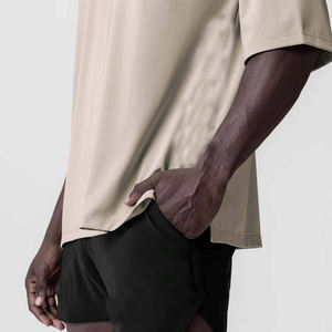 T-shirt surdimensionné 100% coton pour homme avec impression numérique tissu tricoté doux anti-boulochage pour un confort ultime style décontracté - Product Image 4