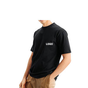 T-shirt à col rond en bambou doux et respirant pour homme: tissu en viscose doux, personnalisable avec des logos d'impression et une étiquette privée - Product Image 1