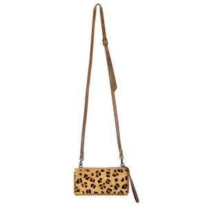 กระเป๋าหนังแบบมีซิปปิดสไตล์โบฮีเมียนลายดอกไม้แบบพรีเมียมจากตะวันตก - Product Image 2