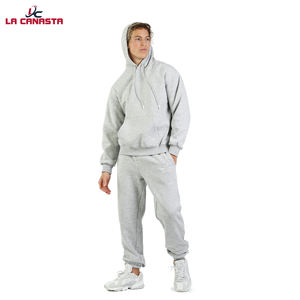 ชุดวอร์มแบบสวมหัวมีฮู้ดของผู้ชายชุดวอร์มผ้าโพลีเอสเตอร์/ ผ้าฝ้ายผ้าโพลีเอสเตอร์/ ผ้าคอตตอนไซส์ใหญ่พิเศษใส่สบาย2023 - Product Image 2