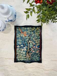 Plateau de service en bois de luxe de haute qualité avec incrustation de vadrouille fabriqué à la main à un prix raisonnable pour les blocs à découper - Product Image 5