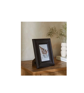 Natural finish wooden photo <b>frame</b> for organic decor wall desk display earthy calm style gift <b>wedding</b> anniversary birthday - Product Image 1