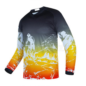 เสื้อโมโตครอสสีล้วนสำหรับกิจกรรมกลางแจ้งเสื้อวิบาก - Product Image 1