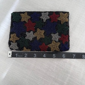 Monedero Pequeño con Cuentas para Monedas, Cartera de Moda Hecha a Mano, Bolsas para Monedas Artesanales con Diseño Colorido Hecho a Mano, Bolsas Bordadas con Cuentas - Product Image 4