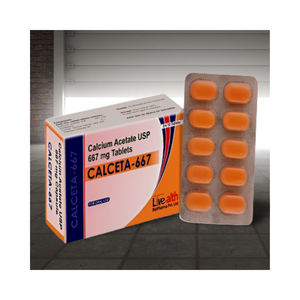 Usine en gros meilleure qualité 667mg comprimés d'acétate de calcium ingrédients à base de plantes pour l'approvisionnement en soins de santé - Product Image 3