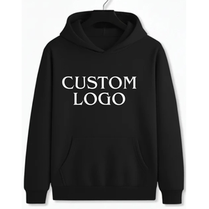 Basics Sweat à capuche en molleton 100% coton surdimensionné avec poche Unisexe Design d'hiver Respirant Séchage rapide Sweat-shirts pour hommes - Product Image 1