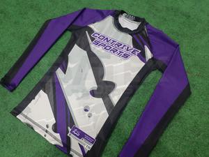 Rashguard de BJJ Personalizado con Tu Propio Logotipo, Impresión por Transferencia de Calor, Transpirable, Antibacteriano, UPF50+, Secado Rápido, para Hombre, MMA, Grappling - Product Image 4