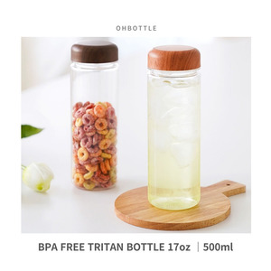 Meilleurs cadeaux promotionnels coréens : Gobelets avec couvercle sans BPA, bouteilles d'eau réutilisables en Tritan 12oz 17oz 24oz OHBOTTLE, sérigraphiées - Product Image 4