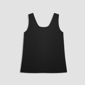 Camiseta Deportiva sin Mangas Vital Fit Negra, Cómoda para Entrenamiento - Product Image 4