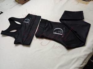 ชุดออกกำลังกายโยคะฟิตเนสกางเกง2ชิ้นลายสีพื้นชุดออกกำลังกายเล่นโยคะฟิตเนสยิมแบบกำหนดเองได้สำหรับ2024 - Product Image 2