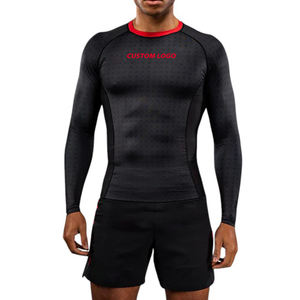 Tela de Spandex 100% Poliéster Personalizada con Compresión al Por Mayor, Mejor Precio, Impresión Digital, Camiseta Deportiva para Adultos - Product Image 1