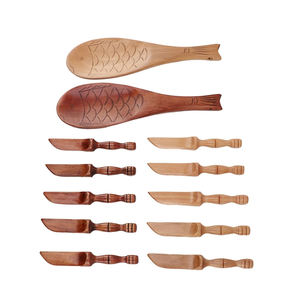 Vajilla al por mayor, juego de cubiertos, cuchillo de mantequilla de madera, Cocina, Servicio de cena, calidad superior para la venta - Product Image 1