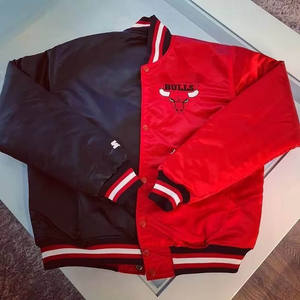 Veste en satin pour homme, brillante, légère, bomber, manches longues, décontractée, fermeture éclair, vêtements de rue, tendance, manteau, tenue quotidienne - Product Image 1