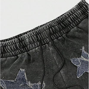 Shorts de sport pour homme en coton 100% respirant, écologique, brodés et personnalisés, avec cordon de serrage pour la course à pied et le fitness - Product Image 3