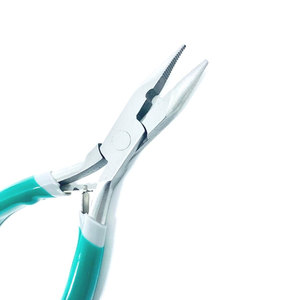 Alicates de Acero Inoxidable para Extensión de Cabello, Herramienta con Mango de Goma, Micro Apertura y Cierre - Product Image 2