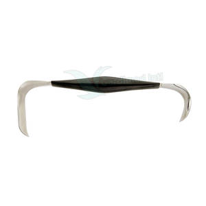 Aufricht 20 CM Manual Breast Retractor Surgical Stainless Steel Speculum with Fiber <b>Optic</b> Illumination CE Approved - Product Image 1