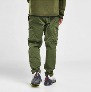 Sudaderas de lana de algodón verde oliva de diseñador para hombre, pantalones Cargo personalizados con 6 bolsillos, chándales de invierno con estampado de peso pesado - Product Image 5