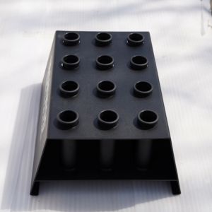 Estante de almacenamiento de mancuernas de acero Vertical de alta calidad, soporte de barra de 12 agujeros, <span class=keywords><strong>gimnasio</strong></span> comercial en casa - Product Image 3