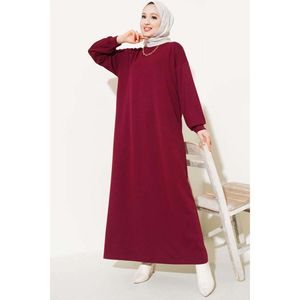 Loysha Vestido Casual Rojo Claret - Product Image 1