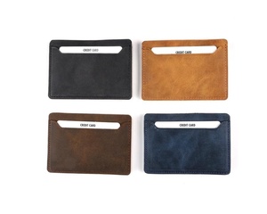 Porte-cartes en cuir Minimaliste Crédit Mince Cadeau Crédit Petite Carte Portefeuille Veg Tan Durable Hommes Mode Cadeau Pour Hommes LCR-0085B - Product Image 6
