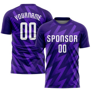 Camiseta de Fútbol de Poliéster 100% de Secado Rápido con Estampado Digital por Sublimación Personalizada de Alta Calidad, Antibacteriana, con Logotipo del Equipo para Adultos, Excelente - Product Image 1