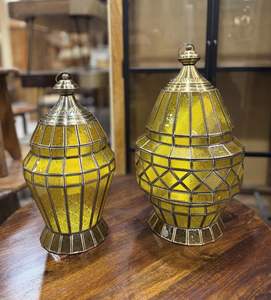 Candelabro marroquí de lujo elegante soporte de linterna de vela para decoración del hogar y la boda para Navidad - Product Image 2