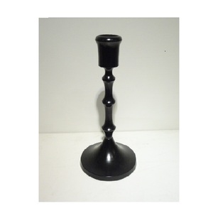High Quality Black Shining Polished Aluminium Taper <b>Candle</b> Holder <b>Large</b> for Home Restaurant Hotel <b>Candle</b> Light Dinner Decorative - Product Image 6