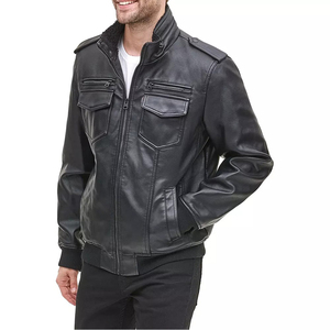 Nouveau design Custom Made pas cher prix votre propre design de haute qualité Mens Custom Fashion Street Style Suede Biker Bomber Jackets - Product Image 3