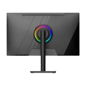 32 Inch QHD/UHD Gaming Monitor With Lifting Rotate Pitch Adjustable Bracket And RGB Lighting On Back Side Supporting OEM