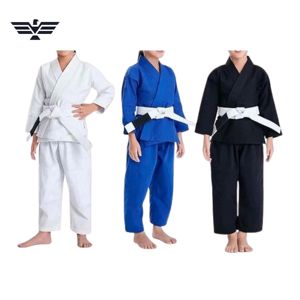 Conjuntos de Uniformes de Karate para Adultos, 100% Algodón, Transpirables, Ligeros, de Secado Rápido, Bordados, Estampados, Unisex - Product Image 1