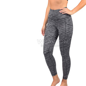 Leggings de Yoga para Mujer, Estilo Nuevo, Hechos a Medida, Cintura Alta, Transpirables, Tejidos, con Costuras, Color Sólido, Spandex/Nailon, Secado Rápido - Product Image 2
