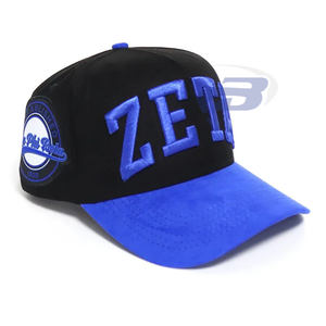 Gorra de béisbol con letras griegas de la hermandad Zeta Phi Beta, bordado 3D, ajustable, informal, deportiva, para exteriores, unisex, gorra de la hermandad ZPB - Product Image 2