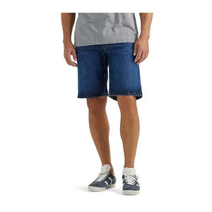 Shorts en jean vintage personnalisés pour homme, style décontracté, streetwear, coupe droite, respirant, délavage clair, effet usé, été - Product Image 1