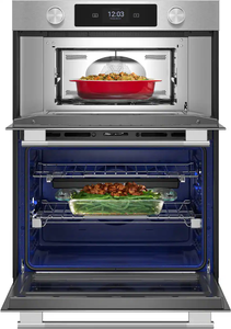 NOUVEAU Four combiné intelligent 27 pouces à double paroi avec micro-ondes intégré et modes de cuisson assistée - Product Image 4