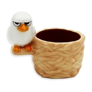For OTOTO 6-Unit Grumpy Bird <b>Egg</b> Cup <b>Egg</b> Tools for Easy Breakfast Preparation - Product Image 1