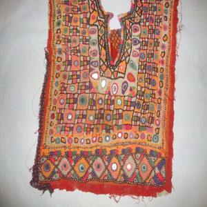 Femmes dernier Style Vintage Baloch Banjara broderie miroir travail tissu Ne joug couture Patch islamique court accessoire gratuit - Product Image 3