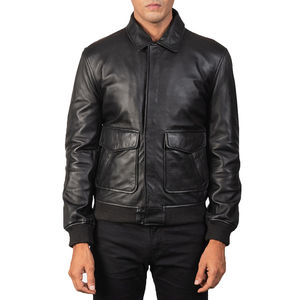 Productos de tendencia 2025, chaqueta de cuero de vaca para hombre, ropa de hombre, chaqueta de cuero de calidad Premium a la moda, la mejor calidad - Product Image 1
