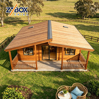 Maison modulaire préfabriquée ventilée de 20 pieds et 40 pieds, maison-conteneur extensible de luxe avec choix de couleurs pour le marché américain et australien