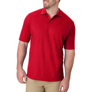Chemises polo pour hommes à manches longues personnalisables pour le printemps/été, tissu jersey respirant avec motif uni à col montant - Product Image 2