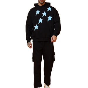 2025 survêtement de haute qualité 100% coton survêtement survêtement ensemble avec sweat à capuche et pantalon tenue décontracté survêtement pour unisexe - Product Image 1