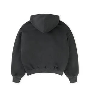 Top Quality Hoodie 500 GSM Acid Wash Distress Oversized Hoodies Female Dropped Shoulders Blank Pullover Hoodie - Product Image 2