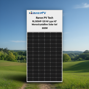 Panel Solar Monocristalino HJT Tipo N Rarlon PV Tech RL305HP-120 de 800W - Product Image 3
