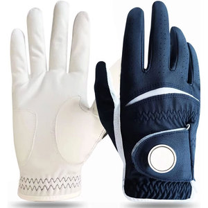 Professional Manufacture Premium Quality Genuine Sheepskin Leather Golf Gloves <b>for</b> Woman <b>Men</b> Custom Logo - Product Image 1